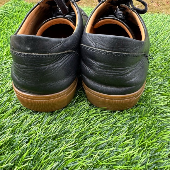 Warfield & Grand Men’s Black Sneakers with Brown Sole Size 9.5 - Picture 7 of 10